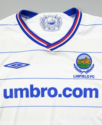2009-10 LINFIELD FC SHIRT S