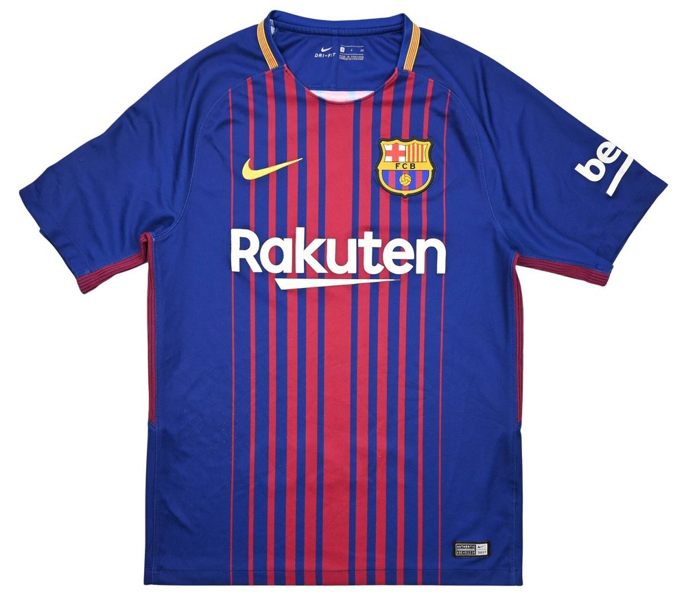 2017-18 FC BARCELONA SHIRT S