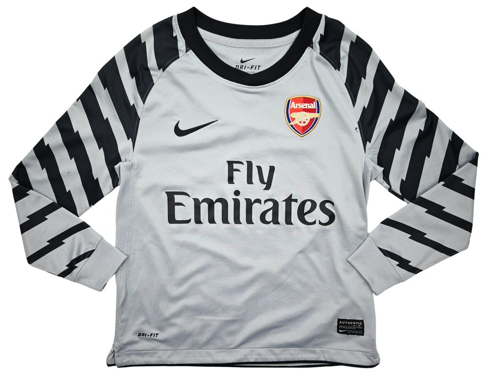 2010-11 ARSENAL LONDON LONGSLEEVE SHIRT XS. BOYS