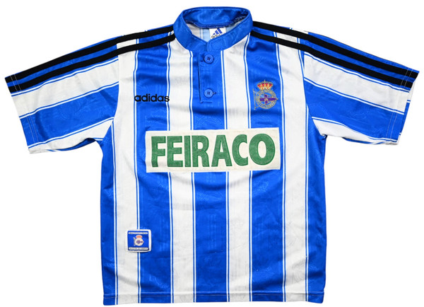 1997-98 DEPORTIVO LA CORUNA SHIRT L. BOYS