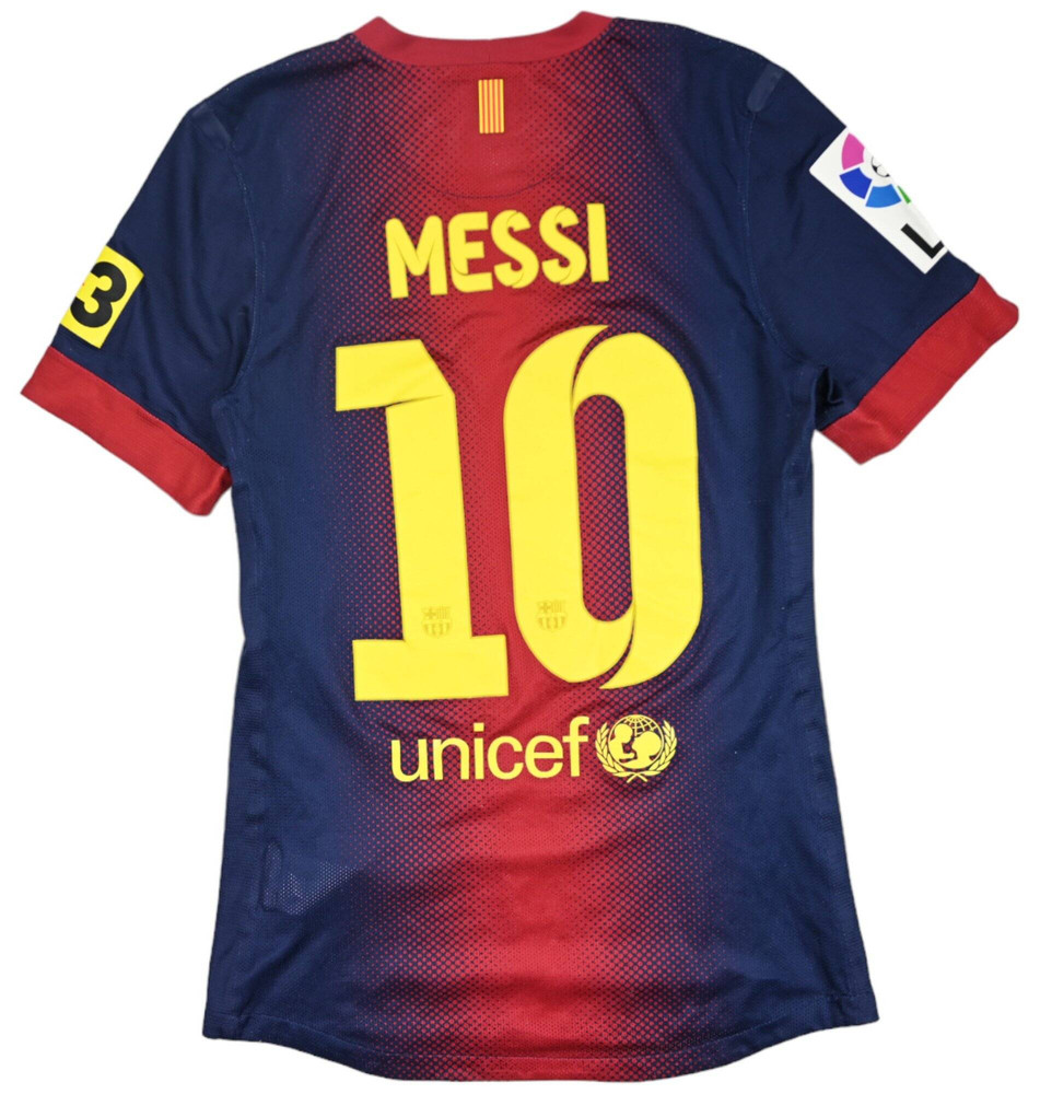 2012-13 FC BARCELONA *MESSI* PLAYER ISSUE SHIRT S