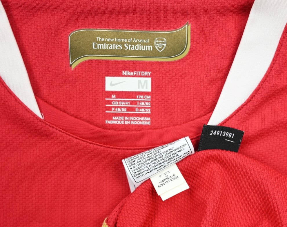 2006-08 ARSENAL *HENRY* SHIRT M