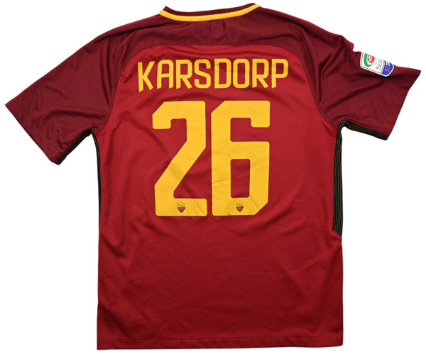 2017-18 AS ROMA *KARSDORP* SHIRT L