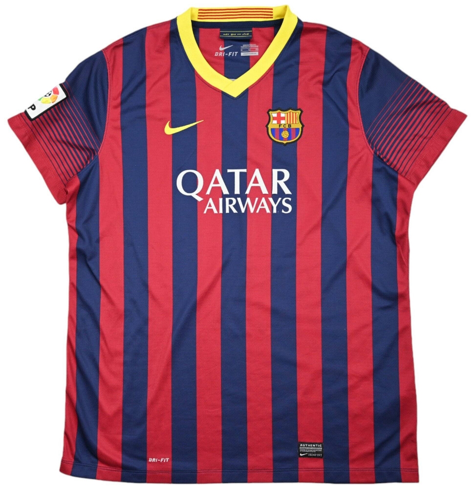 2013-14 FC BARCELONA SHIRT WOMENS XL