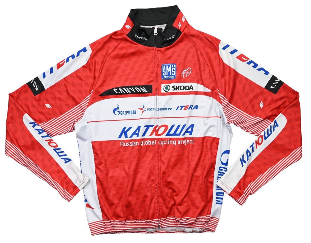SANTINI KATUSHA KOSZULKA KOLARSKA LONGSLEEVE 3XL