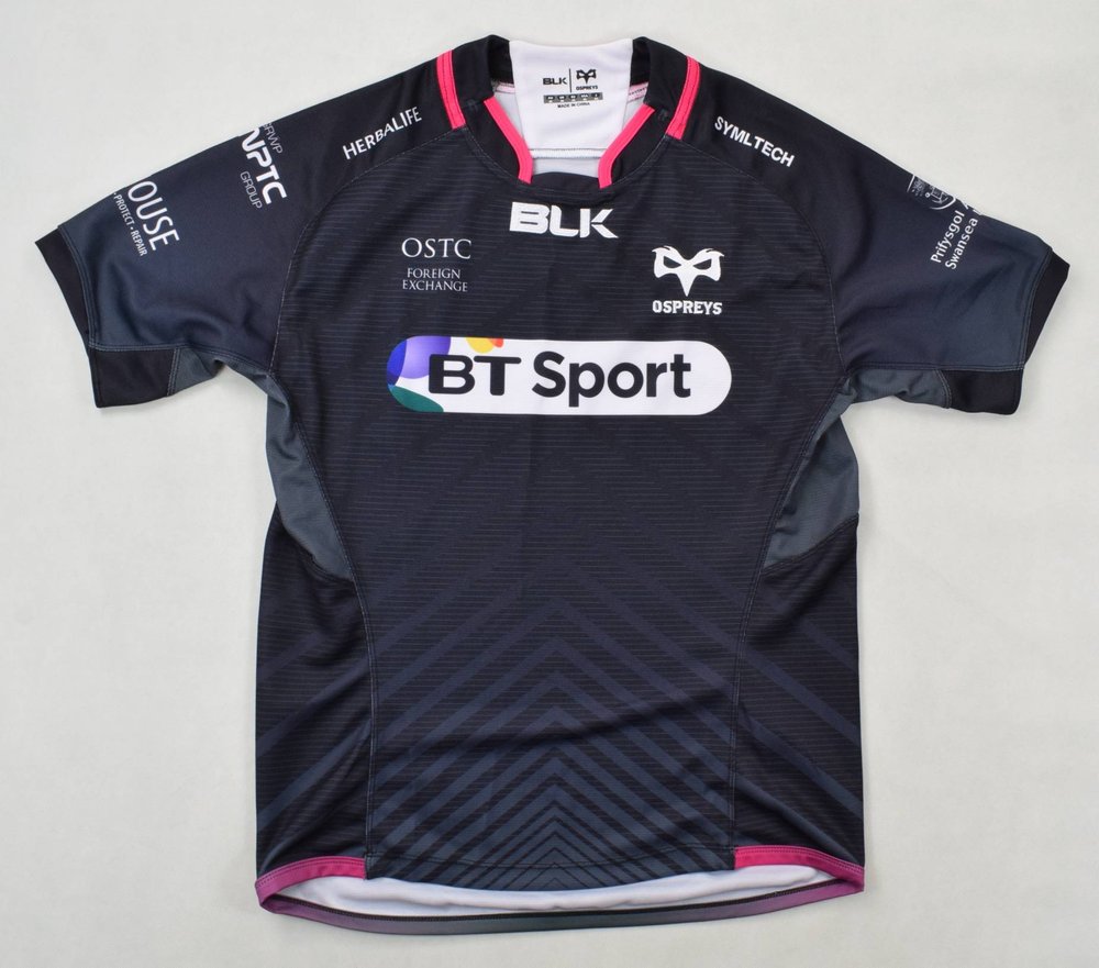 OSPREYS RUGBY BLK SHIRT M