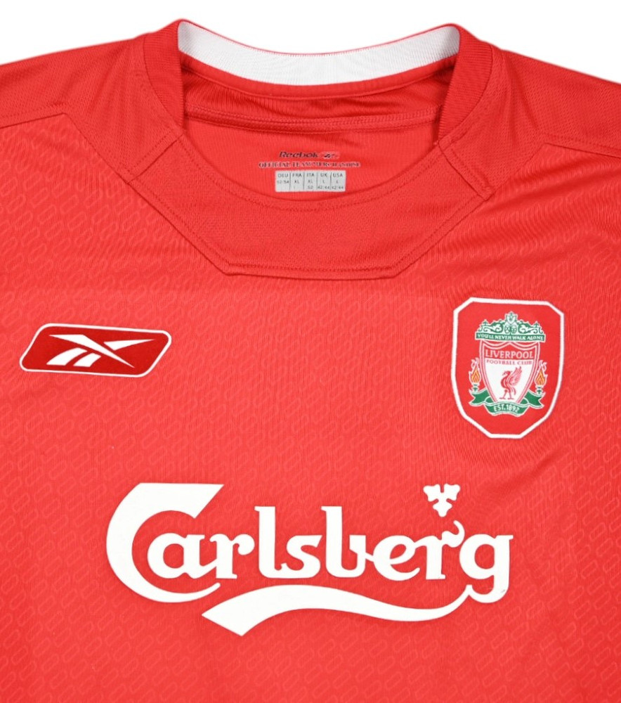 2004-06 LIVERPOOL *GERRARD* SHIRT L