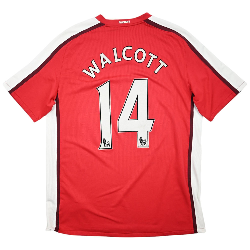 2008-10 ARSENAL LONDON *WALCOTT* SHIRT XL
