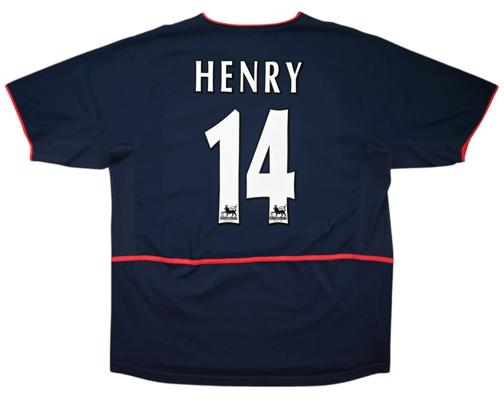 2002-04 ARSENAL *HENRY* KOSZULKA XL