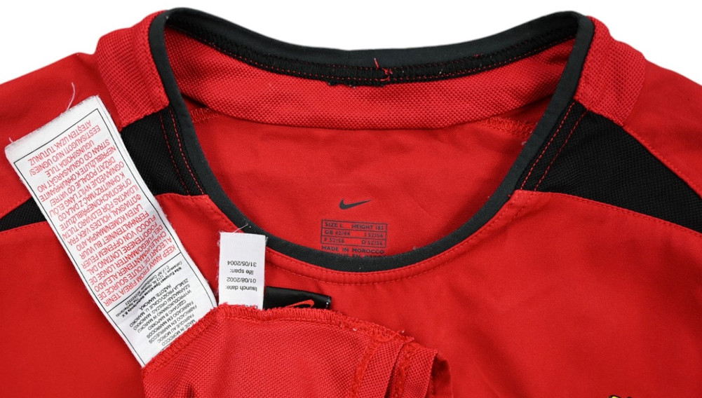 2002-04 MANCHESTER UNITED *RONALDO* SHIRT L