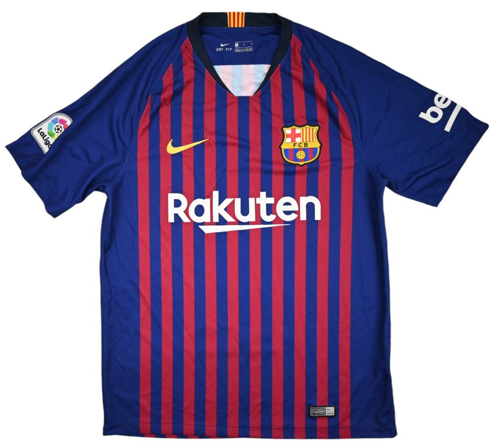 2018-19 FC BARCELONA SHIRT M