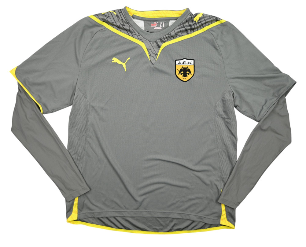 2009-10 AEK ATHENS LONGSLEEVE SHIRT XL