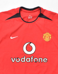 2002-04 MANCHESTER UNITED SHIRT L