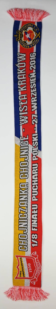 CHOJNICZANKA CHOJNICE-WISŁA KRAKÓW 1/8 FINAŁU PUCHARU POLSKI - 27 WRZESIEŃ 2016 SCARF