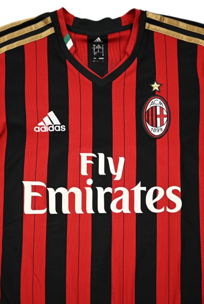 2013-14 AC MILAN *BALOTELLI* SHIRT S