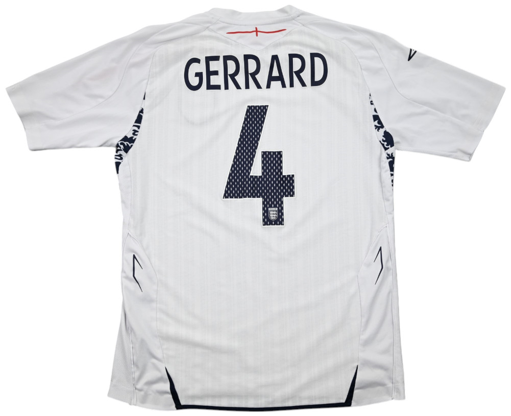 2007-09 ENGLAND *GERRARD* SHIRT M