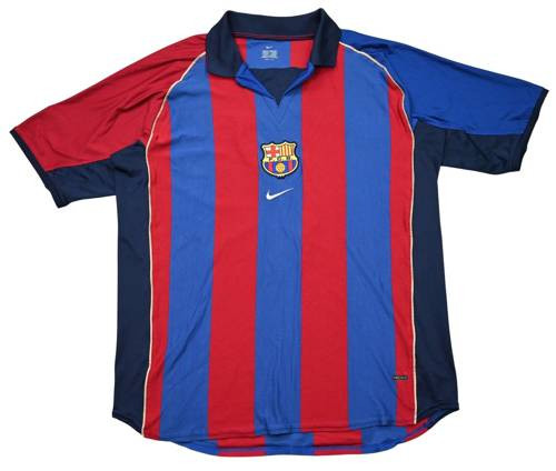 2001-02 FC BARCELONA *SAVIOLA* KOSZULKA XL