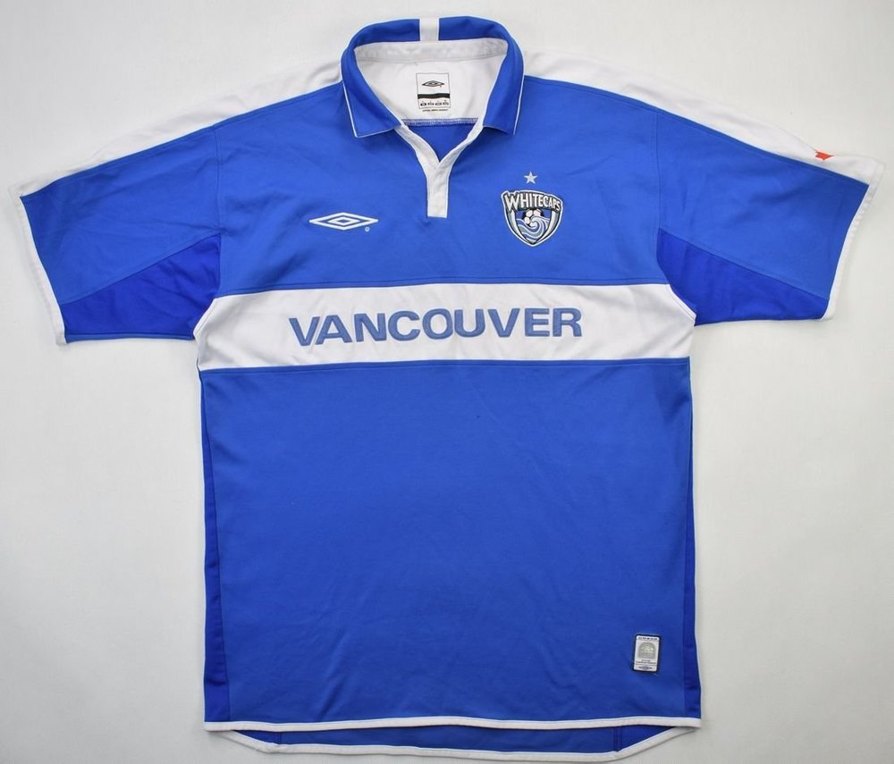 2004-05 VANCOUVER WHITECAPS FC SHIRT L