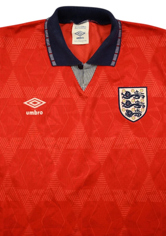 1990-93 ENGLAND SHIRT M