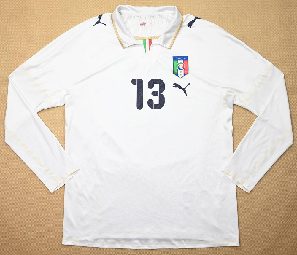 2007-08 ITALY #13 PLAYER ISSUE LONGSLEEVE SHIRT XL