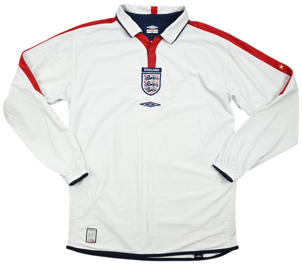 2003-05 ENGLAND LONGSLEEVE SHIRT M