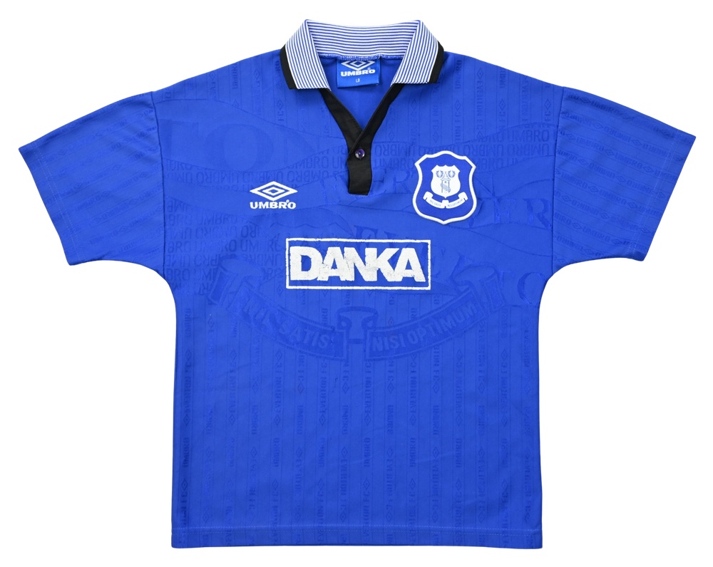 1995-97 EVERTON FC SHIRT L. BOYS