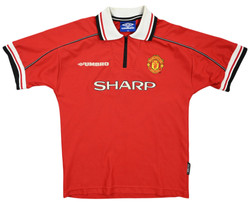 1998-00 MANCHESTER UNITED SHIRT L. BOYS 