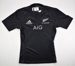 ALL BLACKS NEW ZELAND  RUGBY ADIDAS SHIRT S