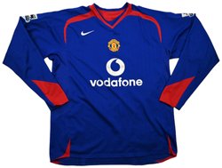 2005-06 MANCHESTER UNITED *ROONEY* LONGSLEEVE SHIRT XL