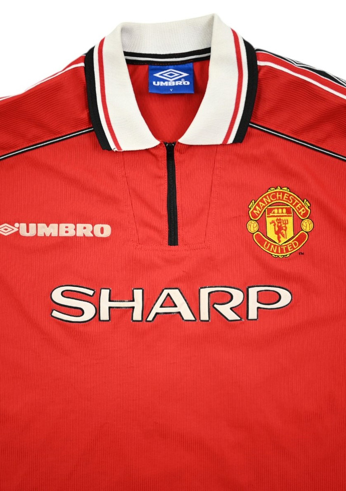 1998-00 MANCHESTER UNITED *ALEX* KOSZULKA XL. BOYS