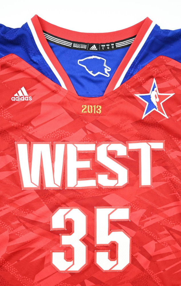 ALL STAR GAME 2013 WEST *DURANT* NBA SHIRT L