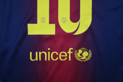 2012-13 BARCELONA *MESSI* SHIRT XL. BOYS