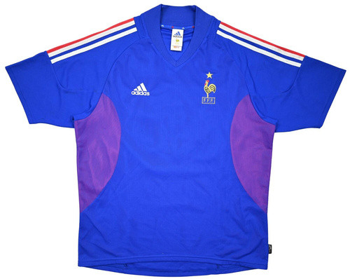 2002-04 FRANCE *ZIDANE* SHIRT L