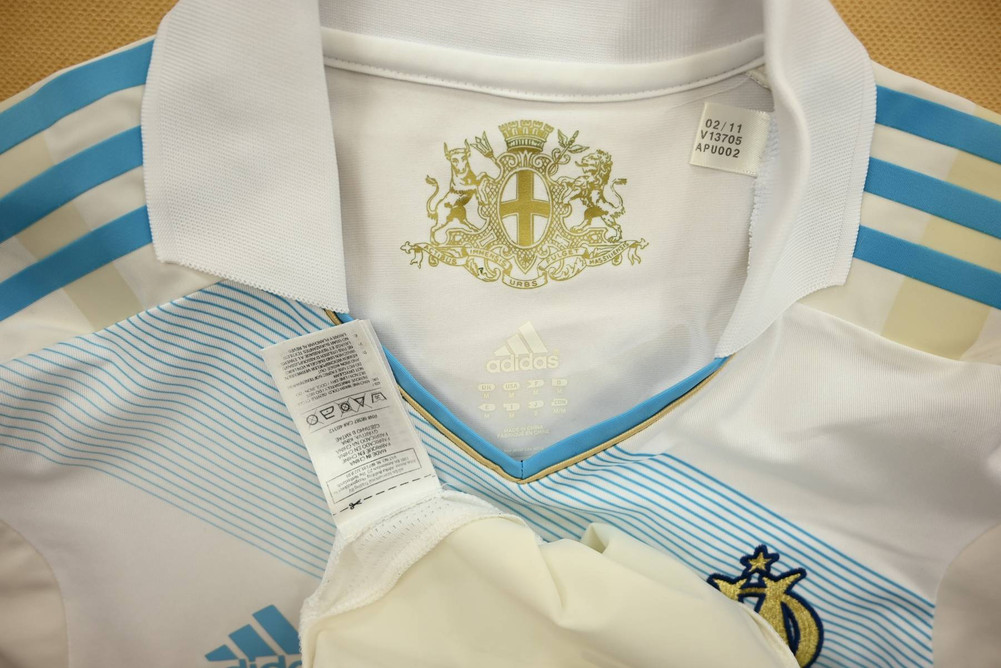 2011-12 OLYMPIQUE MARSEILLE TECHFIT PLAYER ISSUE SHIRT M