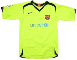 2005-06 FC BARCELONA SHIRT XL. BOYS