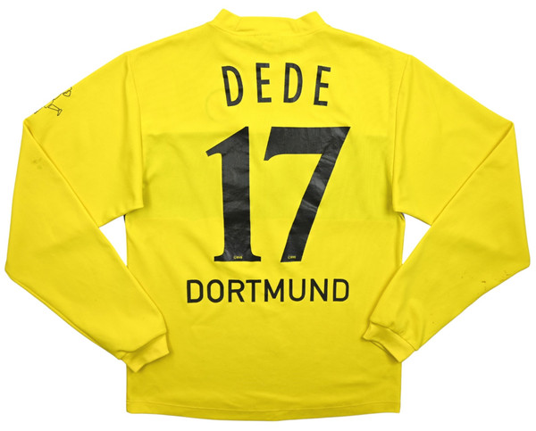 2002-03 BORUSSIA DORTMUND *DEDE* LONGSLEEVE SHIRT XL. BOYS