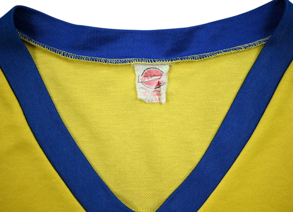 Vintage Football Shirts for team - 7 pieces Yellow-Blue
