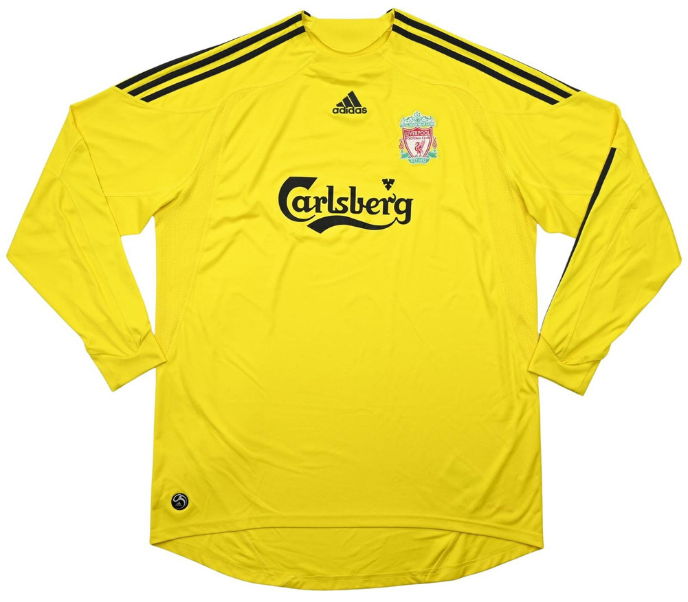 2009-10 LIVERPOOL GOALKEEPER LONGSLEEVE XL