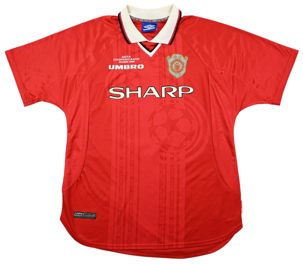 1999-00 MANCHESTER UNITED *BECKHAM* SHIRT XL