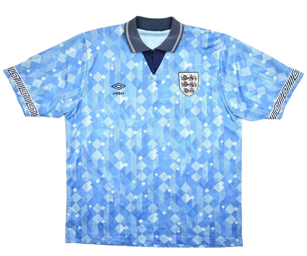 1990-92 ENGLAND SHIRT L