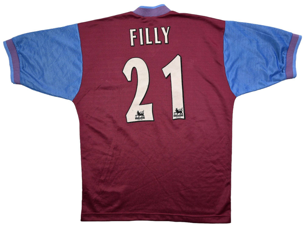 1997-98 ASTON VILLA *FILLY* SHIRT M