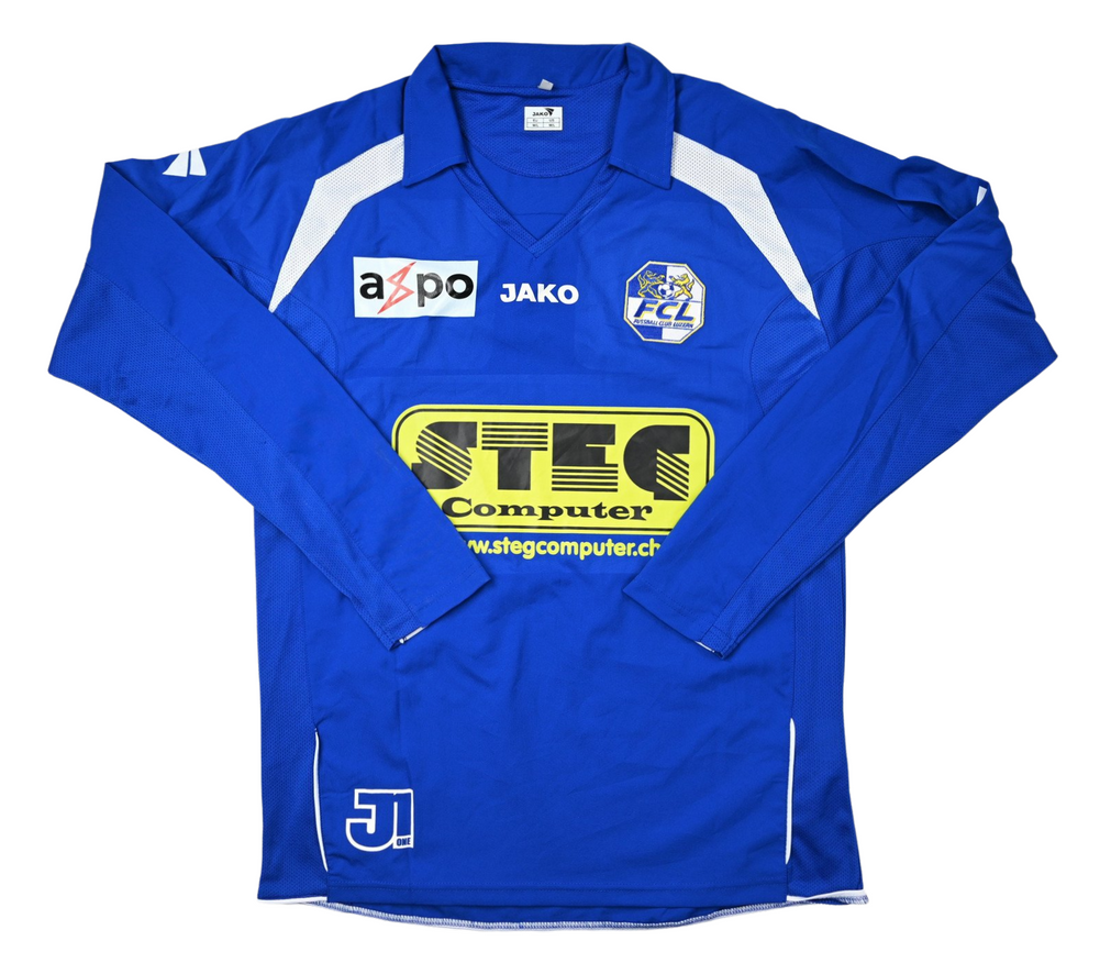 2006-07 FC LUZERN *CANTALUPPI* MATCH ISSUE KOSZULKA M/L