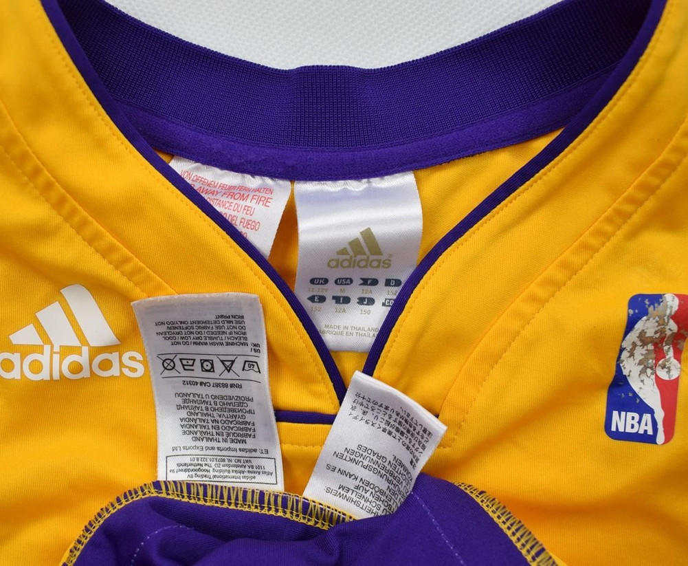 LOS ANGELES LAKERS *Kobe Bryant* NBA SHIRT M. BOYS