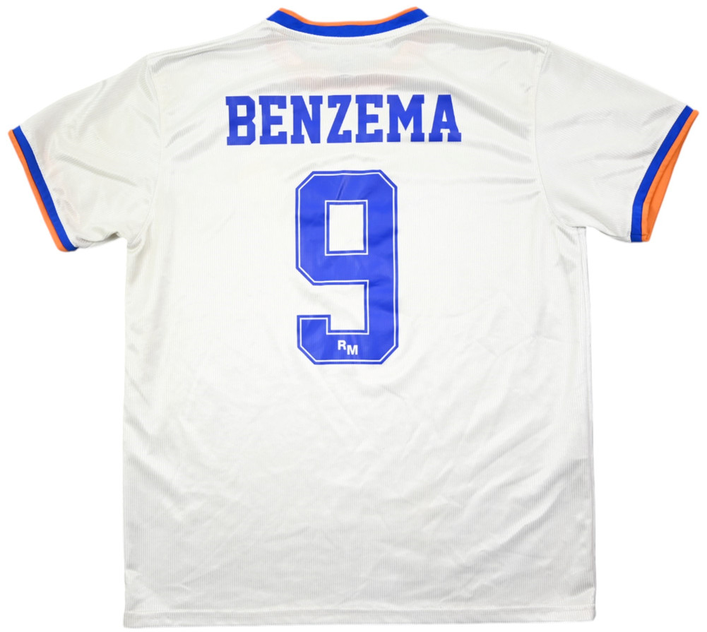2021-22 REAL MADRID *BENZEMA* SHIRT L