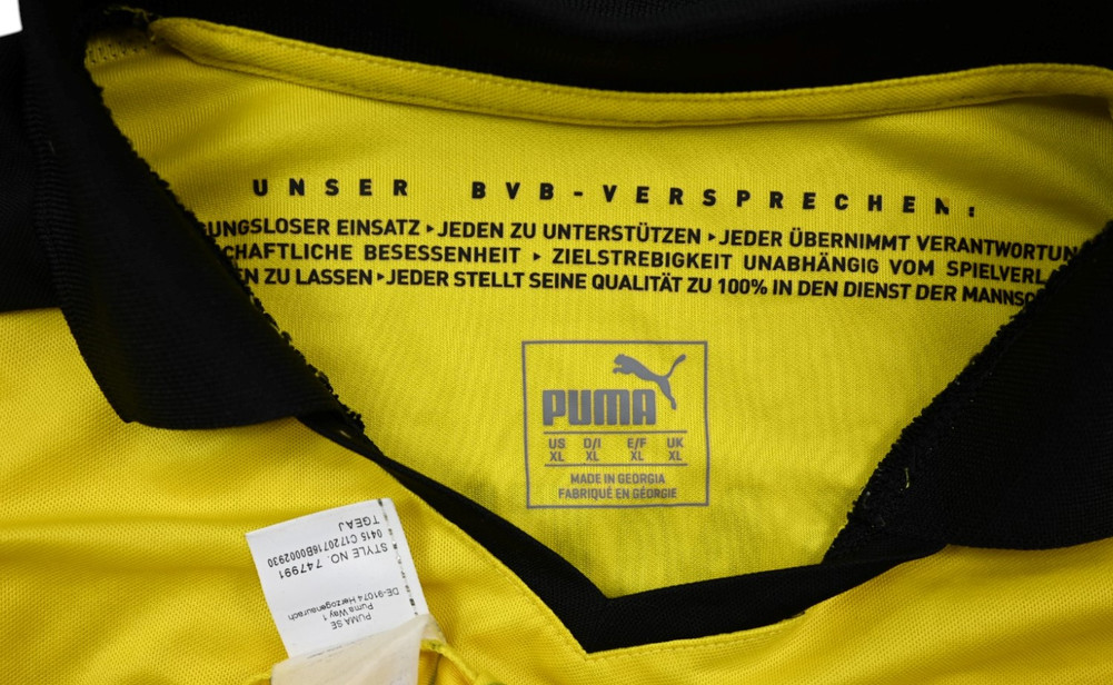 2015-16 BORUSSIA DORTMUND *AUBAMEYANG* SHIRT XL