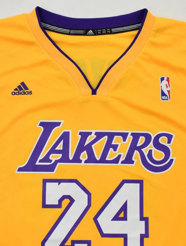 LOS ANGELES LAKERS *Kobe Bryant* NBA ADIDAS SHIRT XL