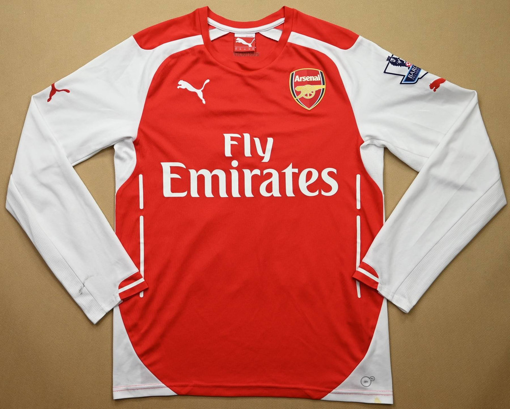 2014-15 ARSENAL LONDON *EMMANUEL* SHIRT XS