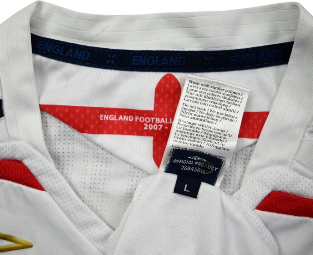 2007-09 ENGLAND *ROONEY* SHIRT L