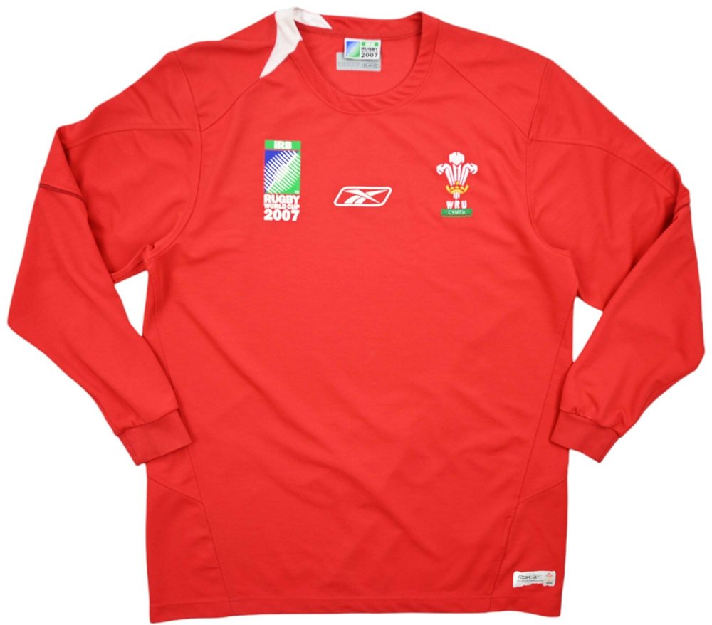 WALES RUGBY REEBOK LONGSLEEVE SHIRT XL