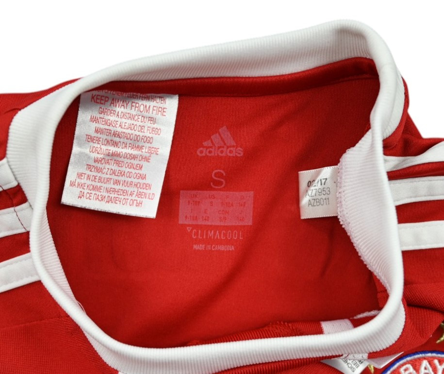 2017-18 BAYERN MUNCHEN *HUMMLES* LONGSLEEVE KOSZULKA S. BOYS